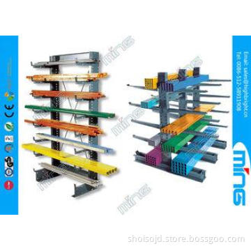 Orange Double Sided Pallet Storage Racks Warehouse Tubular